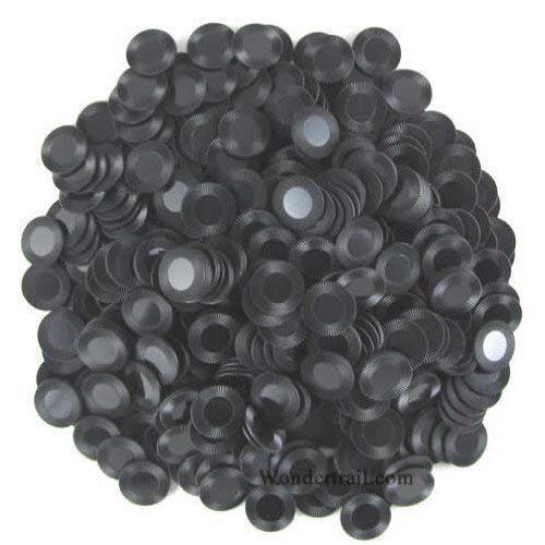 Black Mini Poker Chips 7/8in Bulk Approx. 500