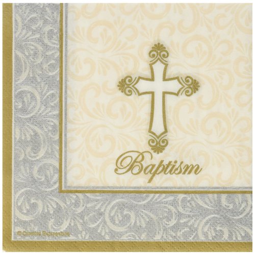 Kole Imports Baptism Divinity Beverage Napkins