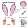 Funcredible Grey Bunny Ears - Bunny Ears Headband - Bunny Rabbit Cosplay Costume Accessories - Bendable Bunny Ears for Kids and Adult