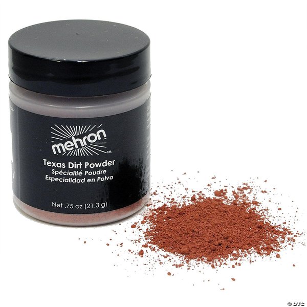 Mehron Makeup Special Effects Powder (2.3 Ounce) (Texas Dirt)