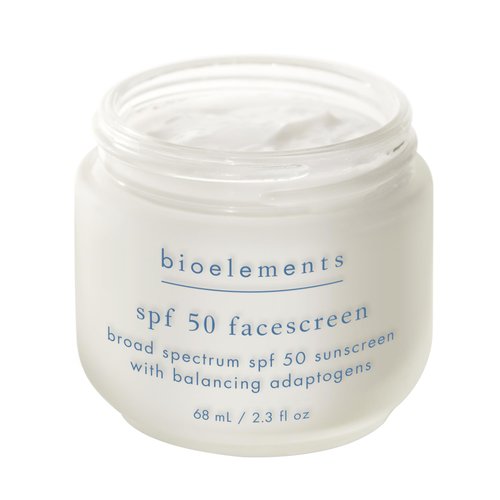 Bioelements SPF 50 Facescreen Broad Spectrum Sunscreen, 2.3 Ounce