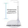 Kaiser Doll Stand 2001 - White Doll Stand for 6 1/2" to 10" Dolls and Action Figures (Best for 8" dolls)