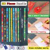 Kolewo4ever 148 Pieces Video Game Theme Stationery Set:100 Pcs Video Game Pencils 24 Pcs Game Pattern Mini Spiral Notepad Memo Pad 24 Pcs Game Metal Charms Bookmarks (Video Game)