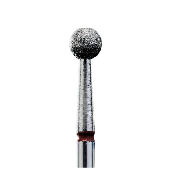 STALEKS PRO Diamond e-file nail drill bit 4mm - ball, soft grit, Russian electric file bits (Quantity, 3)