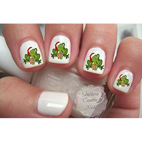 50 Holiday Nail Art Decals Christmas