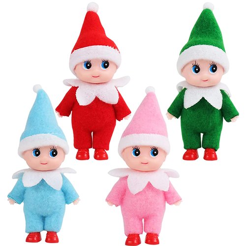 Christmas Elf Baby Dolls Tiny Elf Miniature Christmas Decorations Stocking Stuffers Elf Toys Christmas Holiday New Year Newborn Gifts