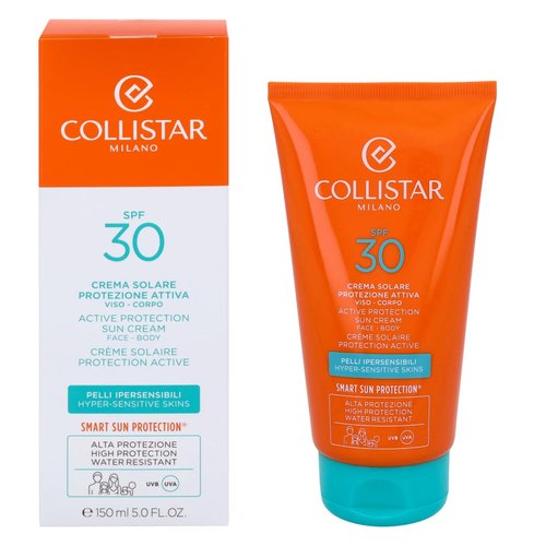 Self Tan by Collistar Active Protection Tanning Cream for Sensitive Skin SPF30 150ml