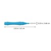 40pcs Dental Toothpick Brushes 1.0mm Blue Floss Pick Brush Interdental Brush Flossing Head Oral Brush Flosser Toothpick Cleaning Tools Oral Care Floss interdental Cleaners Pick interdental toothpicks