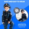 Dress Up America Deluxe Police Dress Up Costume Set - Includes Shirt, Pants, Hat, Belt, Whistle, Gun Holster and Walkie Talkie (T4)