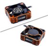 RC Motor Cooling Fan Rocket V2 28000RPM Motor Heat Sink Surpass Hobby Turbo ESC A3 Cooling Fan with XH Connect for 1/10 1/8 RC Car (Orange &Black)
