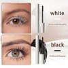 2 Pieces Eyelash Lash Primer Waterproof and Sweatproof Natural Lash Defining Mascara White Volume and Length Clear Primer Mascara