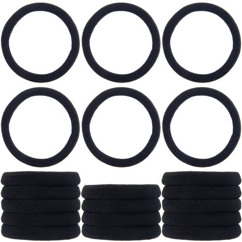 PAGOW 20 Pcs Hair Ties, Seamless Elastic Hair Ties, Rubber Bands for Hair