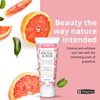 De La Cruz Grapefruit Facial Scrub - Face Exfoliator Scrub with Vitamin E, Papaya and Aloe Vera - 6 OZ Tube