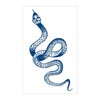 1Pc Temporary Tattoo Herbal Snake Tattoo Sticker Simulated for Personal Use, Body, Makeup