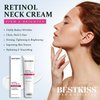 Retinol Neck Cream for Tightening and Firming: Anti Aging Reduce Neck Lines Wrinkles Fine Lines with Roller for Face Neck Chest 50g