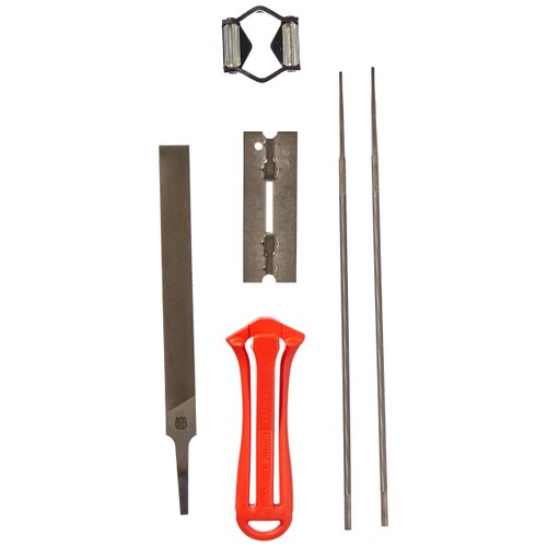 Husqvarna 531300080 Chainsaw Chain Filing Kit, Orange