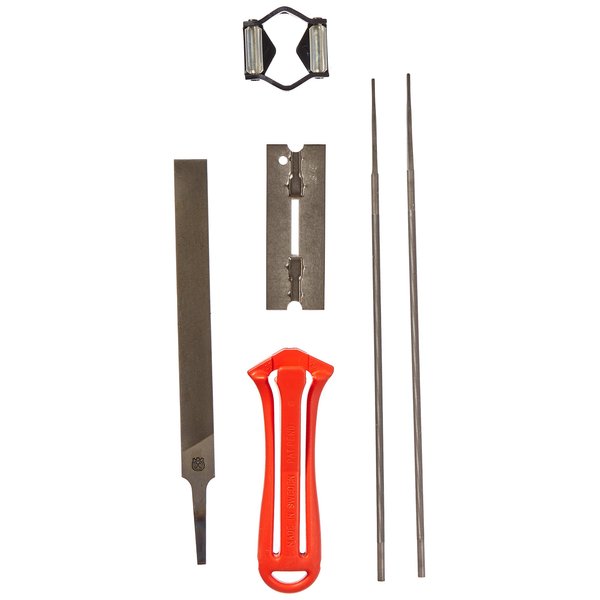 Husqvarna 531300080 Chainsaw Chain Filing Kit, Orange