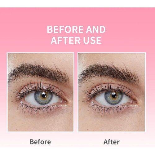 Eyelash Extension Cleanser, BREYLEE Upgraded Eyelash Extension Shampoo 60ML+Mascara Wand+Brush Eyelash Foam Cleanser For Extensions and Natural Lashes
