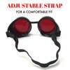 Steampunk Mad Scientist Goggles Rave Glasses Costume Eye Protection Goggles Welding Style Red