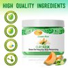SPA REDI - Clay Mask, Cucumber and Melon, 16 Oz - Pedicure and Body Deep Cleansing, Skin Pore Purifying, Detoxifying and Hydrating