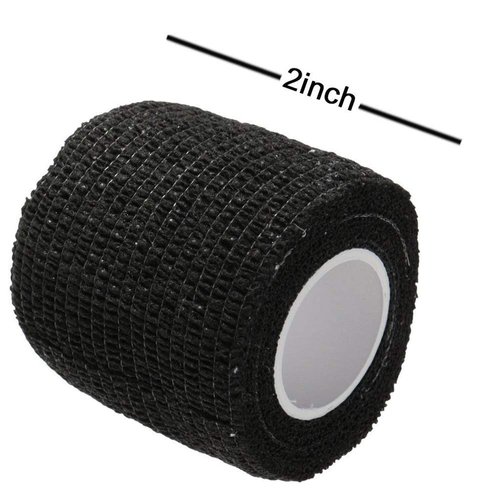 Tattoo Machine Tape Wrap - Romlon 6Pcs Disposable Cohesive Tattoo Grip Tape Self Bandage Wrap Elastic Tattoo Machine Tape Tube for Tattoo Machine Tattoo Grip Tattoo Accessories Tattoo Supplies