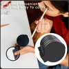 Tenalleys Mini Round Folding Mirror Portable Pocket Mirror Makeup Mirror for Purse Travel Makeup Mirror for Women Girls Daily Use (20 Pcs Black)