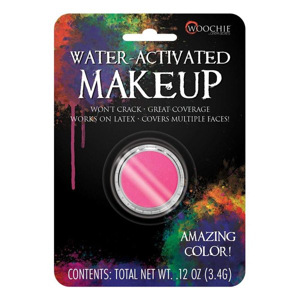 Woochie Water Activated Makeup - Professional Quality Halloween and Costume Makeup - (Hot Pink, 0.1 oz)