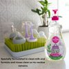 Dapple Baby Baby Bottle Soap & Dish Soap, Lavender, 16.9 Fl Oz Bottle - Plant Based Dish Liquid for Dishes & Baby Bottles - Hypoallergenic Soap, Liquid Soap