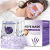 ProCIV 30 Packs Steam Eye Mask Lavender, Heated Eye Masks Relaxing Gifts for Women Soothing Eye Fatigue Hot Sleep Mask, Warm Eye Compress for Dry Eyes Travel Essentials Christmas Stocking
