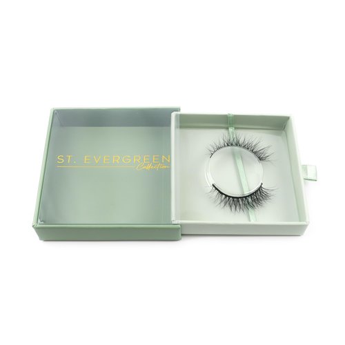 ST. EVERGREEN COLLECTION REAL MINK STRIP LASHES (WISPY LITE) | RESUABLE | LIGHTWEIGHT NATURAL LOOKING | LUXURIOUS | EASY TO USE