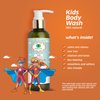 NATURE-O-CARE Gentle Orange Blast Kids Body Wash | 6.76 fl oz Tear-Free Formula, Eco-Friendly, No SLS, Parabens | Cleanses and Softens Skin