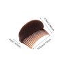 QUUPY 2PCS Hair Decoration Comb Sponge Foam Hair Bump it up Volume Insert Hair Base Styling Accessories Back Do Beehive hair styler Tool(Brown)
