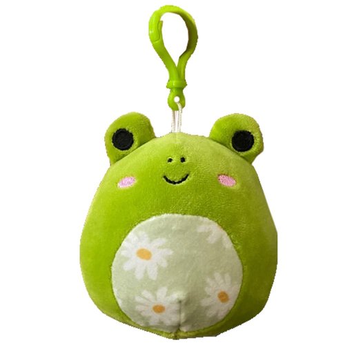 Squishmallow Official Kellytoy Plush Pets Squad Dogs Cats Bunnies Frogs Squishy Soft Plush Toy Animals (Wendy Frog (Floral Belly), 3.5 Inch Clip)