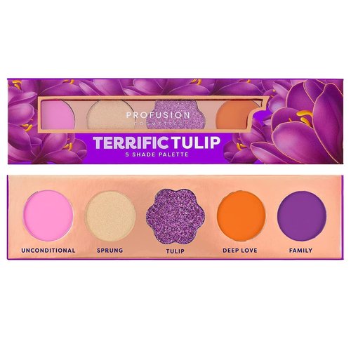 Profusion Cosmetics Blooming Hues 5 Shade Eyeshadow Palette, Mauve