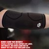 Fit Active Sports Elbow Arm Brace Compression Sleeve | Tendonitis, Epicondylitis, Golf, Tennis, Gym Recovery Support Band for Men and Women | Great for Pain Relief, Workout, Weight Lifting