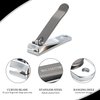 Hgliagtsmat Nail Clipper Set,Premium Stainless Steel Fingernail and Toenail Clipper Cutters Sharp Effortless Nail Clippers Set for Men & Women