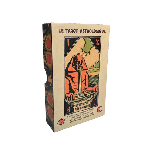 Vieux Monde Express The Astrological Tarot Deck and Guide, Le Tarot Astrologique, Made in USA, Vintage Astrology Oracle Deck for Divination and fortunetelling