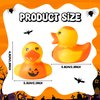Haooryx Halloween Rubber Duck Toys - 30pcs Novelty Halloween Squeeze Ducks in Bulk Assorted Jeep Duckies Bath Toys Bathtub Decoration Baby Shower Halloween Birthday Party Favor Goodie Bag Fillers