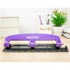 Bostitch Office EZ Squeeze Reduced Effort 3-Hole Punch, 12 Sheets, Purple