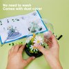 qOvOp Flower Bouquets Building Toys - 490 PCS Little Daisy Micro Building Blocks Kit with Dust Cover, Preserved Flower Home Decor Christmas New Year Birthday Great Gift for Mom/Lover/Women