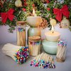 4" Rainbow Matches (100 Count, with Striking Stickers Included) | Decorative Unique & Fun for Your Home, Gifts, Accessories & Events | Premium Long Wood Safety Matches by Thankful Greetings