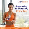 Vitamatic Vitamin D3 50,000 IU (as Cholecalciferol), Once Weekly Dose, 1250 mcg, 120 Veggie Capsules, Progressive Formula Helping Vitamin D Deficiencies