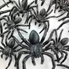 100 PCS Realistic Plastic Spiders Fake Spiders 3 Sizes Black Small Spider Fun Joke Toys Prank Props for Halloween Decorations