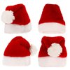 4 Pieces Dog Santa Hat Christmas Pet Hats Pet Costumes for Dogs Cats Christmas Supplies