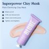 Blume Superpower Clay Mask - Detoxifying Pore Mask to Help Balance Complexion - Clarifying Facial Mask with Bentonite & Kaolin Clay to Help Tone & Firm Skin (75g)