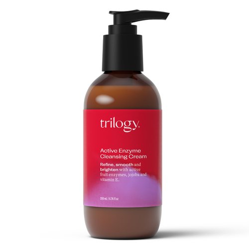 Trilogy Active Enzyme Cleansing Cream, Exfoliating & Brightening, 6.76 fl oz