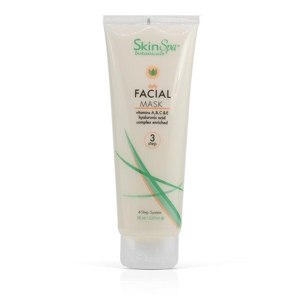 Skin Spa - Clay Face Mask, Skin Care Instant Detox Mud Mask, 8 Oz - Daily Deep Facial Cleansing, Detoxifies, Brightens, and Cleans Blackheads and Clogged Pores