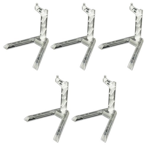 MY MIRONEY Clear Action Figure Display 5Pcs Flexible Action Base Holder for 1/144 SD BB Gundam Figure Models