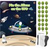 TYHJOY Aliens Space Party Decorations Games Pin The Aliens on The UFO Games for Outer Space Theme Classroom Activities Birthday Party Supplies Favors