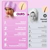 Hair Steamer for Deep Conditioning, Heat Cap for Natural Hair Home use Thermal Steamer 10 Level Heats Up Quickly with Timer Settings Electric Heat Hair Spa Hat(Pink)